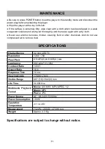 Preview for 32 page of Speler SP-LED32 User Manual