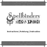 Spellbinders Artisan X-plorer Instructions Manual preview