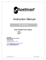 Spellman eSL 30P300 Instruction Manual preview