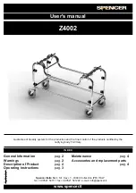 Spencer Z4002 User Manual preview