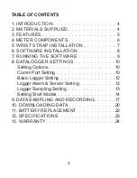 Предварительный просмотр 3 страницы Sper scientific 800013 Instruction Manual