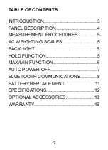 Preview for 2 page of Sper scientific 800019 Instruction Manual