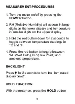 Preview for 5 page of Sper scientific 800019 Instruction Manual