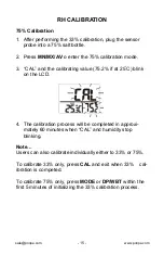 Preview for 15 page of Sper scientific 800046 Instruction Manual