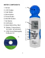 Предварительный просмотр 7 страницы Sper scientific 800050 Instruction Manual