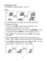 Предварительный просмотр 7 страницы Sper scientific 800052 Instruction Manual