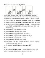 Предварительный просмотр 8 страницы Sper scientific 800052 Instruction Manual