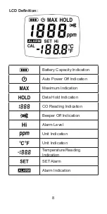 Preview for 8 page of Sper scientific 800058 Manual