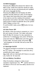 Preview for 10 page of Sper scientific 800058 Manual