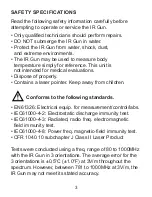 Preview for 3 page of Sper scientific 800103 Instruction Manual