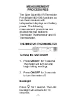 Preview for 7 page of Sper scientific 800108 Instruction Manual