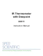 Sper scientific 800111 Instruction Manual preview