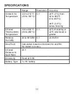 Preview for 11 page of Sper scientific 800111 Instruction Manual