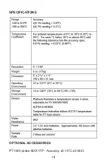 Предварительный просмотр 14 страницы Sper scientific 800117C Instruction Manual