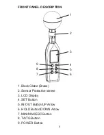 Preview for 4 page of Sper scientific 801038 Instruction Manual