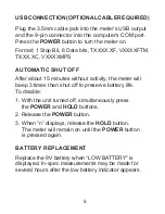 Preview for 5 page of Sper scientific 840003 Operating Instructions Manual