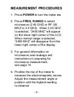 Preview for 8 page of Sper scientific 840046 Instruction Manual