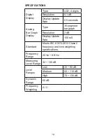 Preview for 14 page of Sper scientific 850015 Instruction Manual