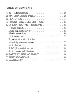 Preview for 3 page of Sper scientific 850025 User Manual