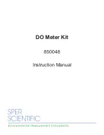 Sper scientific 850048 Instruction Manual preview