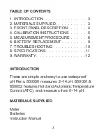 Предварительный просмотр 3 страницы Sper scientific 850050 Manual