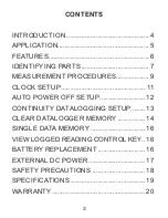 Preview for 3 page of Sper scientific 860041 Instruction Manual