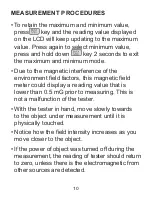 Preview for 10 page of Sper scientific 860041 Instruction Manual