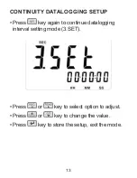 Preview for 13 page of Sper scientific 860041 Instruction Manual