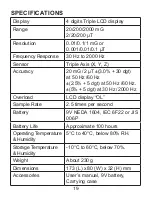 Preview for 19 page of Sper scientific 860041 Instruction Manual