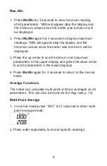 Предварительный просмотр 8 страницы Sper scientific 900030 Instruction Manual