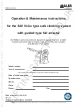 Preview for 1 page of Sperian MILLER Soll Vi-Go Operation & Maintenance Instructions Manual