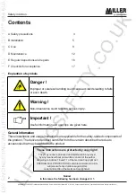 Preview for 2 page of Sperian MILLER Soll Vi-Go Operation & Maintenance Instructions Manual