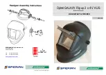 Sperian professional Optrel Galaxy Flip-Up AUS Instruction Manual предпросмотр