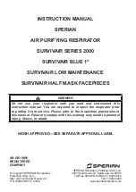 Sperian Surviair 2000 Series Instruction Manual preview