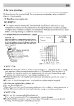 Preview for 6 page of SPERONI GF 5500 CXE Operating Instructions Manual