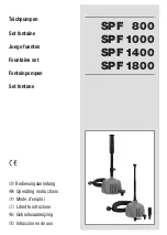 Preview for 1 page of SPERONI SPF  800 Operating Instructions Manual