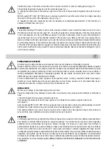 Preview for 4 page of SPERONI SPF  800 Operating Instructions Manual