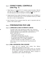 Preview for 9 page of Sperry instrument DM-4100A Operating Instructions Manual