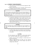 Preview for 14 page of Sperry instrument DM-4100A Operating Instructions Manual