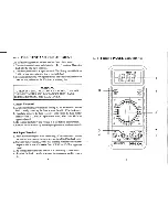 Preview for 6 page of Sperry instrument DM-5300 Operating Instructions Manual