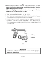 Preview for 12 page of Sperry instruments DSA-2417 Operating Instructions Manual