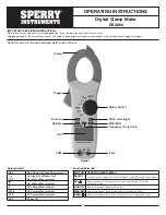 Sperry instruments DSA-540A Operating Instructions Manual preview