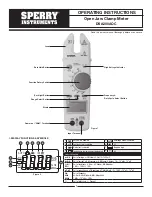 Sperry instruments DSA200AOC Operating Instructions Manual preview