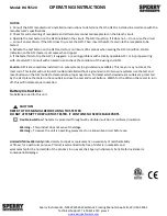 Preview for 2 page of Sperry instruments HGT6520 Operating Instructions