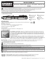 Preview for 3 page of Sperry instruments VD6508 Operating Instructions