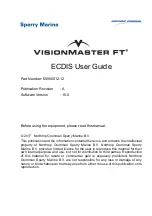 Предварительный просмотр 3 страницы Sperry Marine Visionmaster FT ECDIS User Manual