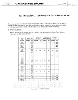 Preview for 175 page of Sperry Rand UNIVAC 490 SPURT General Reference Manual