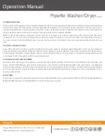 Preview for 3 page of SPEX CertiPrep PIPWASH-1 Operation Manual