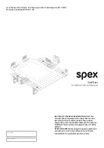 SPEX 1008 Series User Manual preview