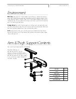 Предварительный просмотр 4 страницы SPEX Arm & Thigh Supports Installation & User Manual